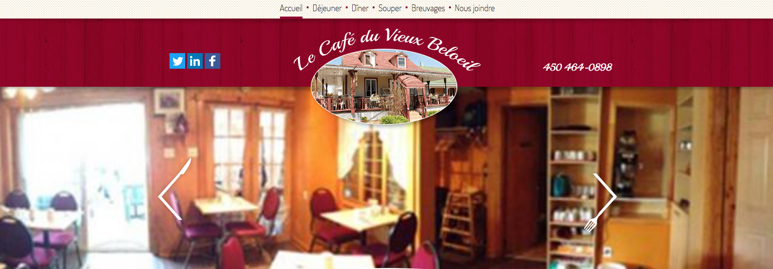 restaurant café du vieux beloeil