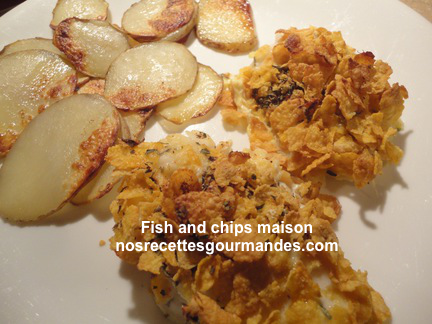 Fish and chips maison