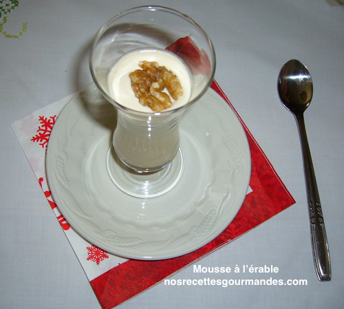 Mousse à l'érable