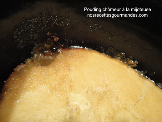Pouding chômeur à la mijoteuse