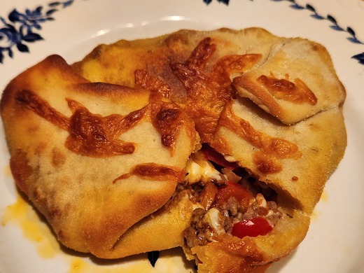 Calzone au boeuf