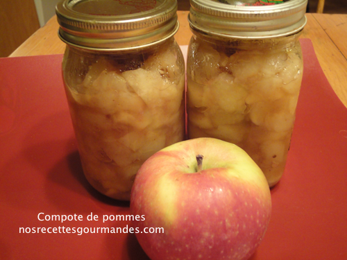 compote de pommes